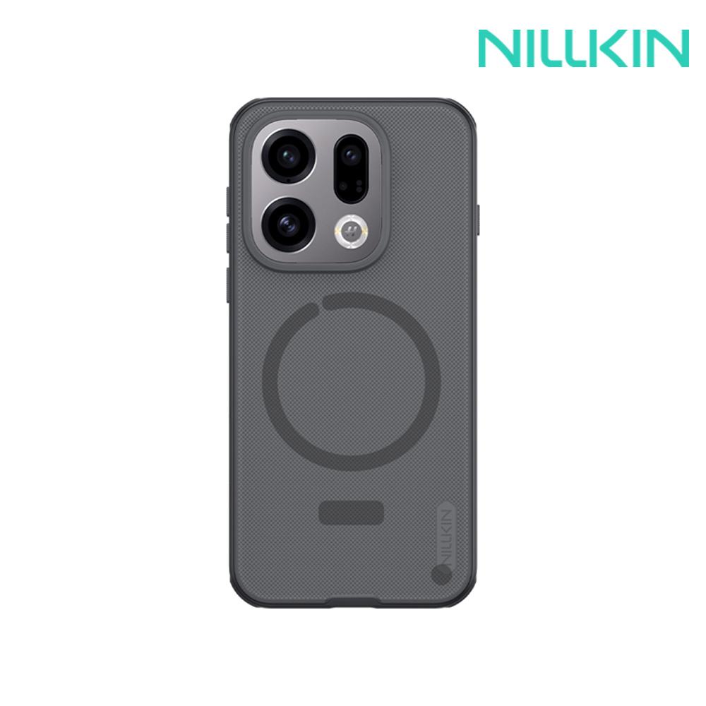 NILLKIN OPPO Find X9 5G 磨砂護盾 Pro 磁吸保護殼(透黑)