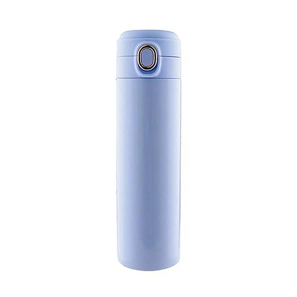 美迪達 316不鏽鋼內膽真空休閒彈跳杯450ml XY-450N 藍色