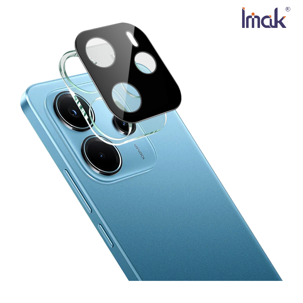 Imak 艾美克 Redmi 紅米 Note 14 4G 鏡頭玻璃貼(一體式)(曜黑版)
