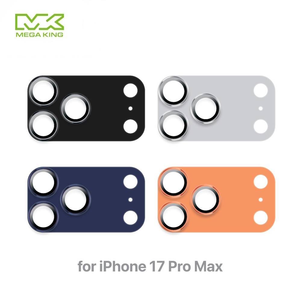 【中華員購】MEGA KING iPhone 17 Pro Max 一體藍寶石鏡頭貼
