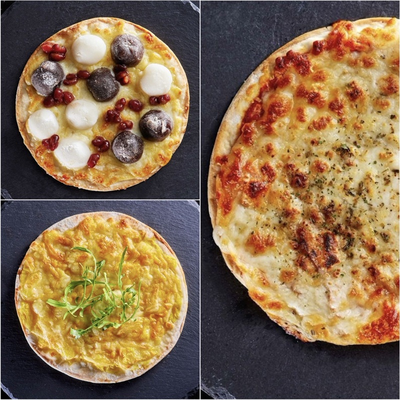 【DOZO嚴選】曼曼啃PIZZA-素食友善組 - 奶素 3入/組 (口味 : 南瓜起司、紅豆貓熊麻糬 、曼曼起司 各1入)