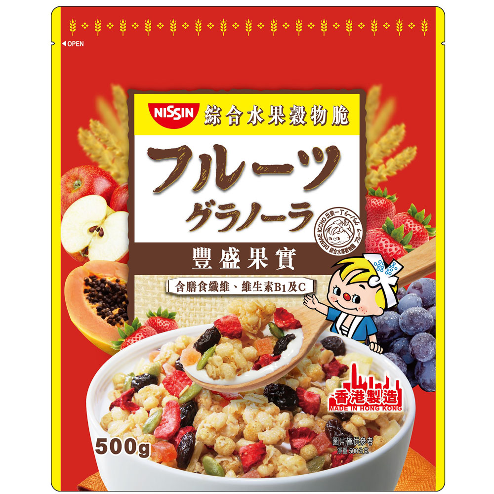 【日清】豐盛果實綜合水果穀物脆