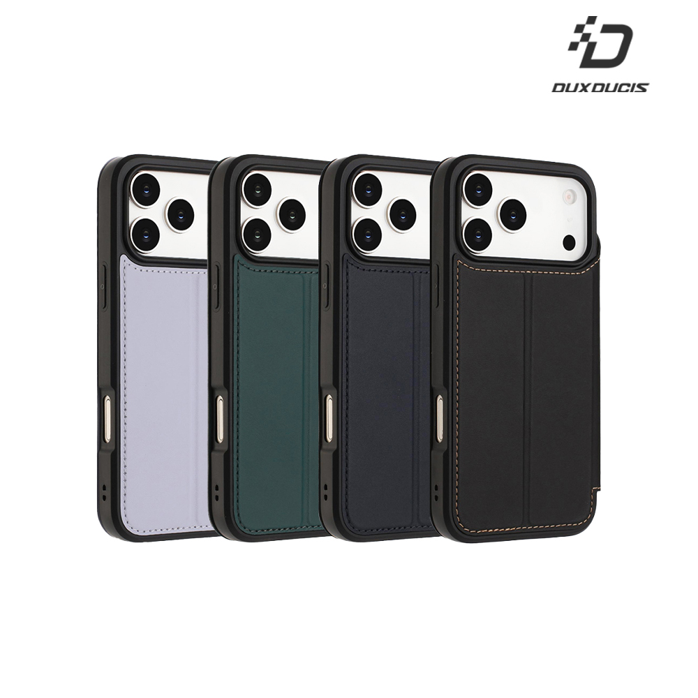 DUX DUCIS Apple 蘋果 iPhone 17 Pro Max 輕磁皮套(淺紫色)