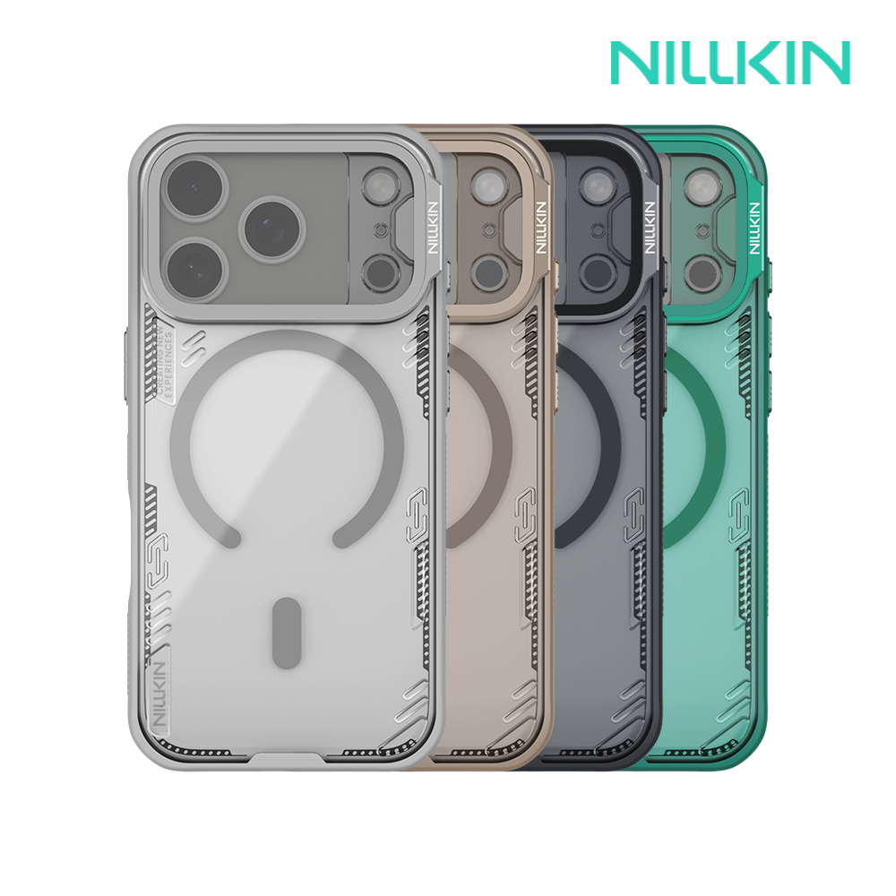 NILLKIN Apple 蘋果 iPhone 17 Pro 冰空 Prop 磁吸保護殼(透明鏡蓋)(暮雪灰)