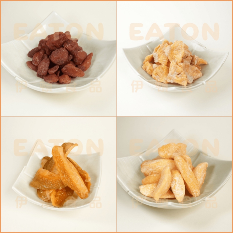 【DOZO嚴選】伊頓食品 - 台灣小農 天然水果乾 蘋果乾/草莓乾/角切鳳梨乾/楊桃乾_1組