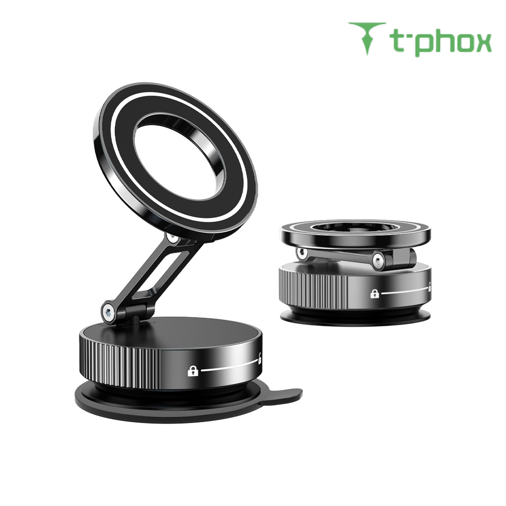 t-phox K11 真空吸盤磁吸手機支架(含黏貼底板)
