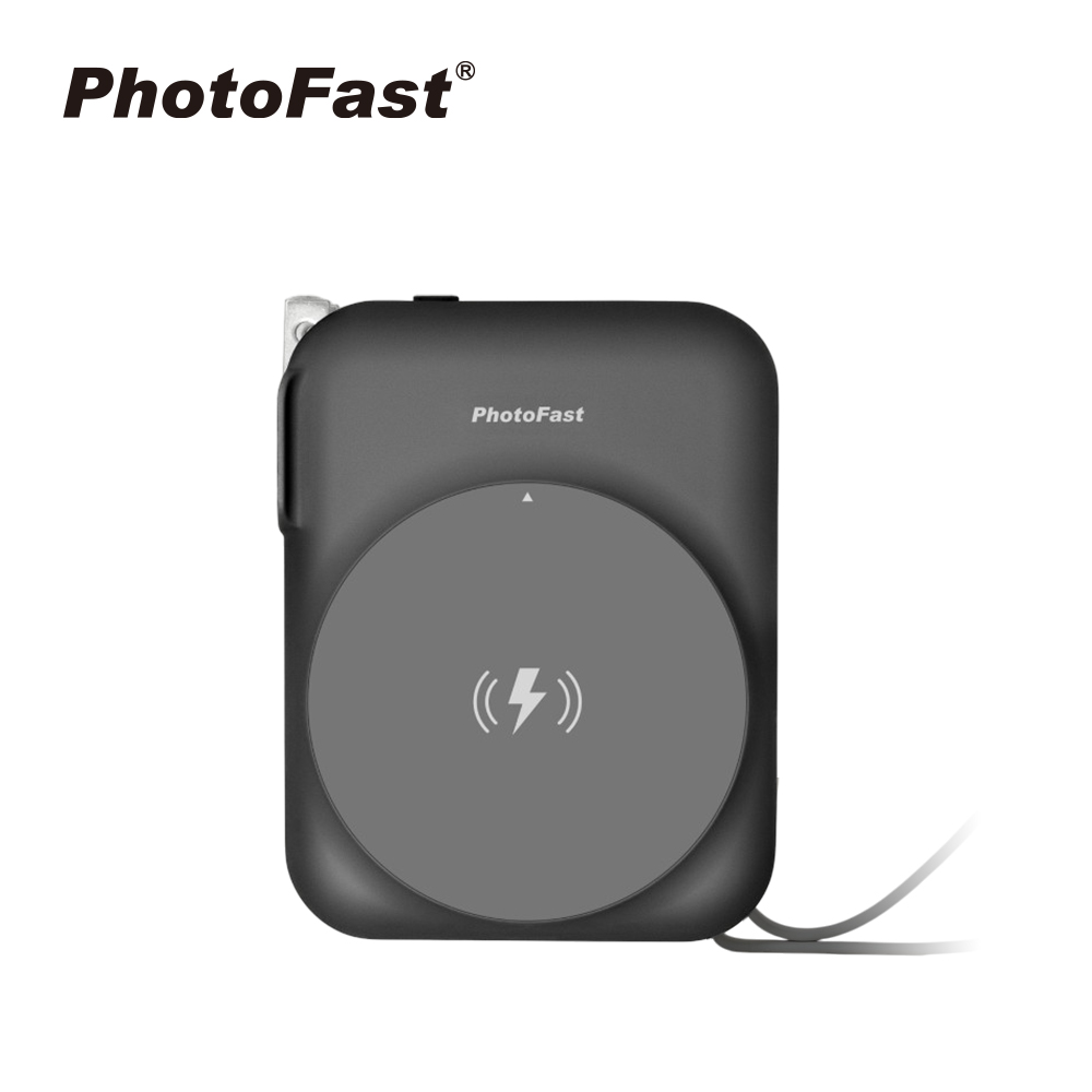 【PhotoFast】AllDay充 多功能行動電源 萬用充10000mAh(有標示Wh)-霧黑