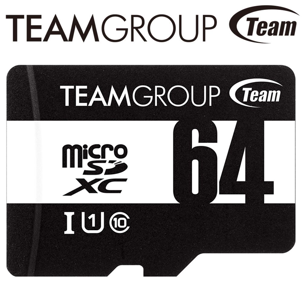 Team 十銓 Micro SDXC 64GB UHS-I U1 C10 記憶卡(含轉卡)