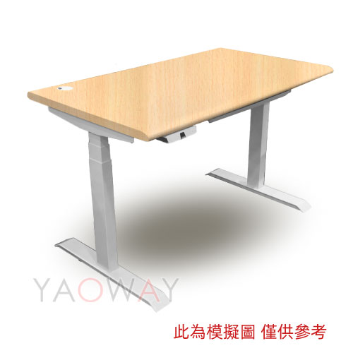 JT.JiTi ONEH電動升降桌120 x 70_2726白山毛櫸+白腳【耀偉】