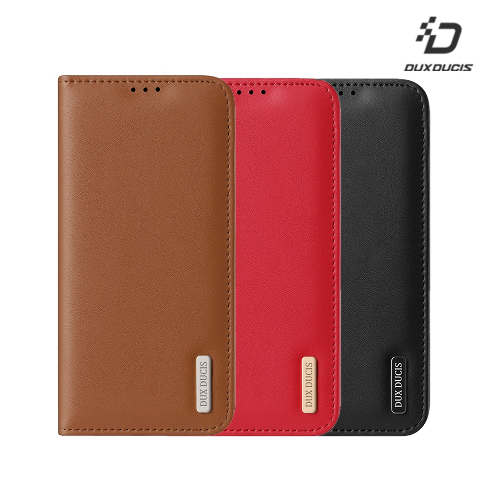 DUX DUCIS SAMSUNG 三星 Galaxy S25 Edge Hivo 真皮保護套(棕色)