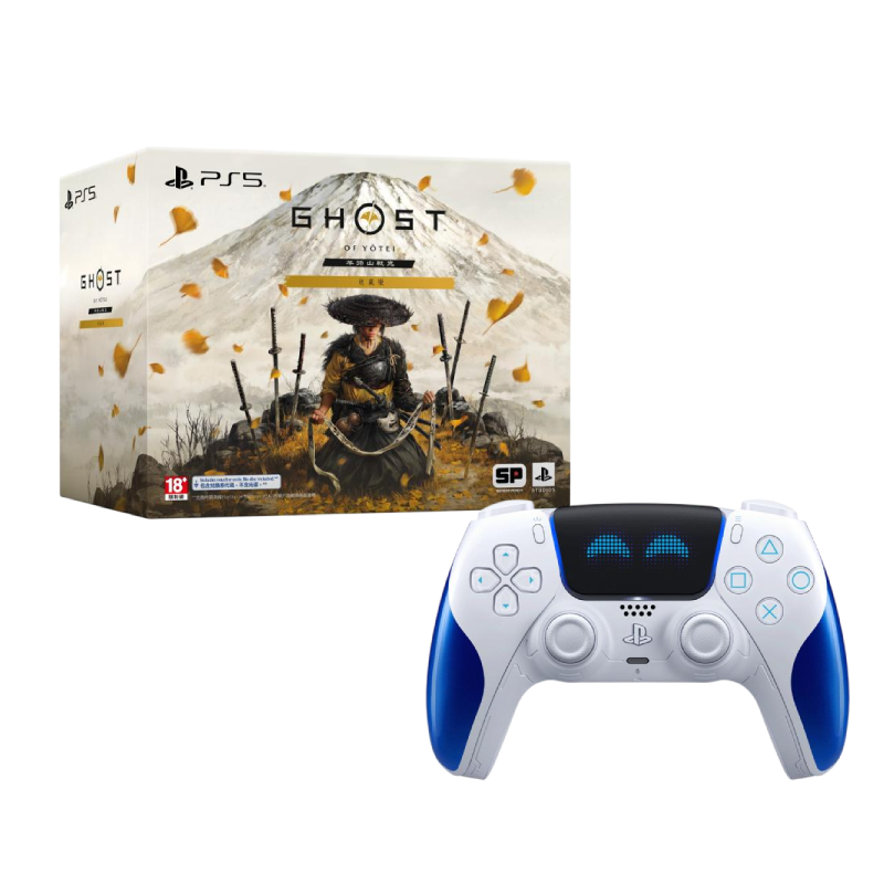 PS5 羊蹄山戰鬼 中文收藏版+DualSense 無線控制器 宇宙機器人 歡樂限量版
