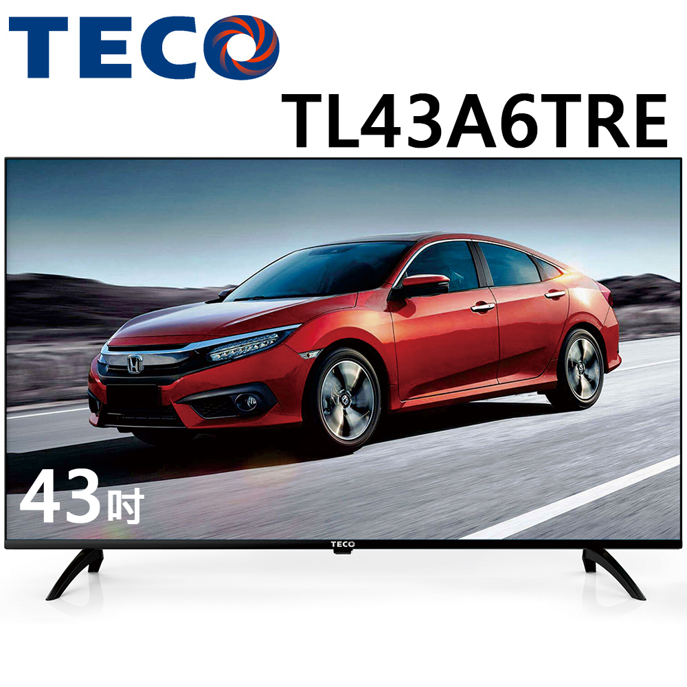 TECO東元 43吋 FHD IPS低藍光液晶顯示器+視訊盒(TL43A6TRE)