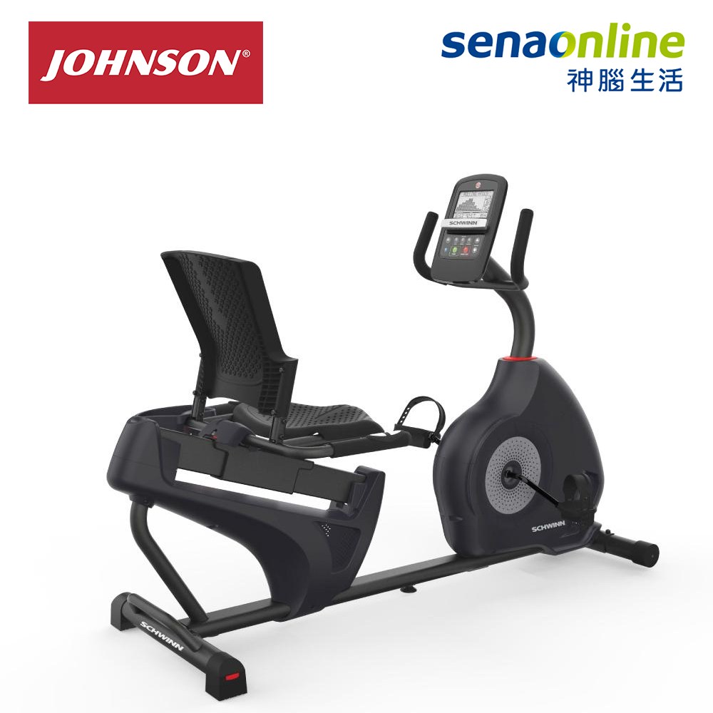 Johnson 喬山 Schwinn 斜臥式健身車 510R【贈頸肩FUN鬆按摩器】