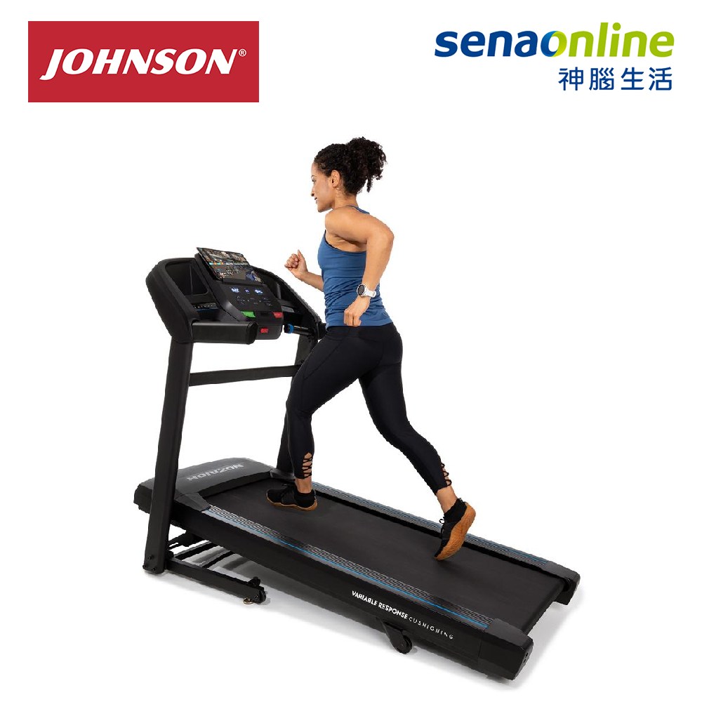 Johnson 喬山 HORIZON 藍芽電動跑步機 T202-26【贈超薄指壓按摩背墊】
