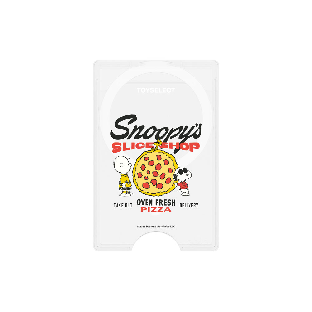 SNOOPY史努比新鮮披薩MagSafe磁吸卡片夾