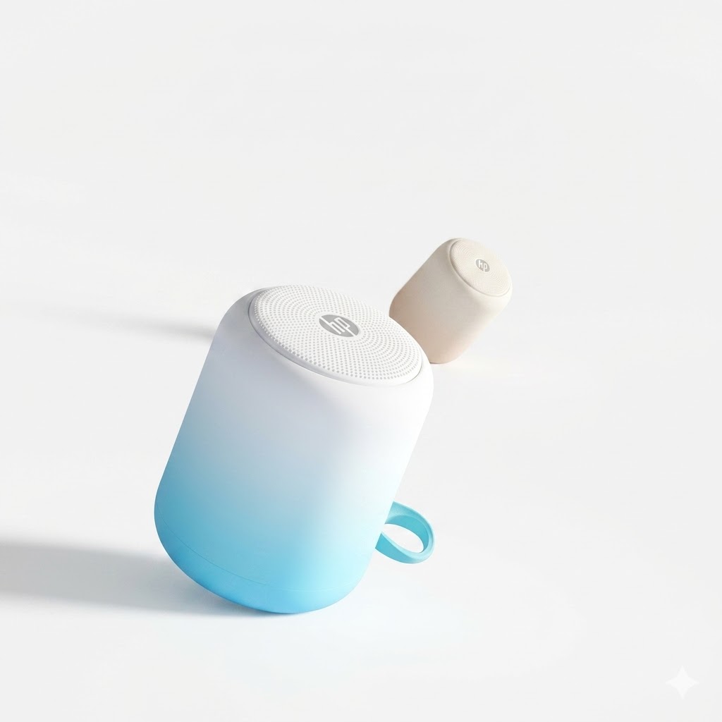 【HP 惠普】BTS07Plus 藍芽音箱 漸層藍