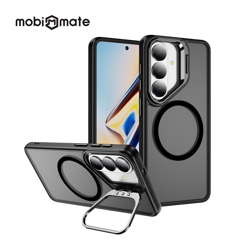 Mobi Mate 三星S26 鏡頭支架磁吸保護殼 黑