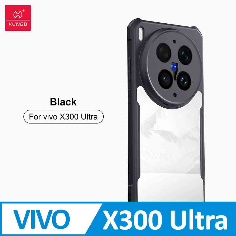 XUNDD 甲蟲系列 vivo X300 Ultra 防摔保護軟殼 炫酷黑