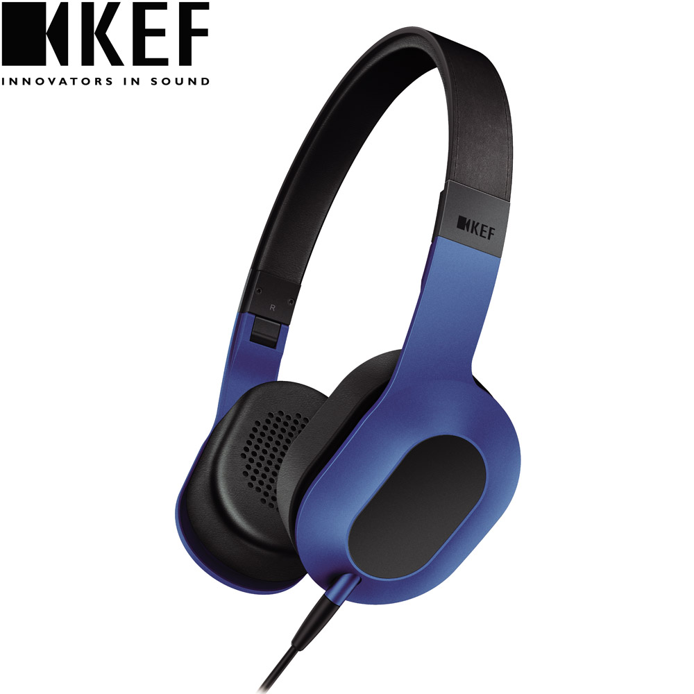 英國 KEF M400 Hi-Fi 耳罩式耳機-賽車藍
