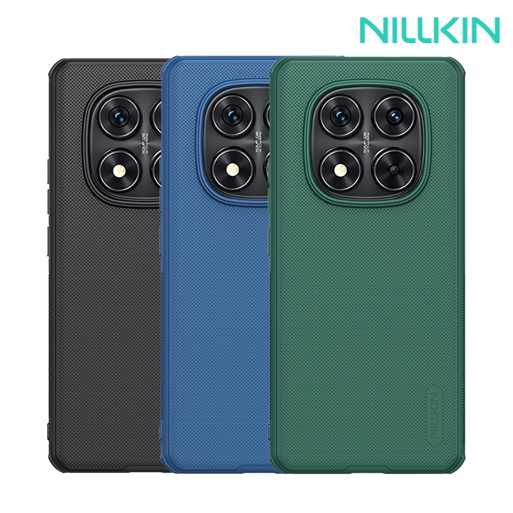 NILLKIN Redmi 紅米 Note 14 Pro 5G /POCO X7 磨砂護盾 Pro 保護殼 (深綠)