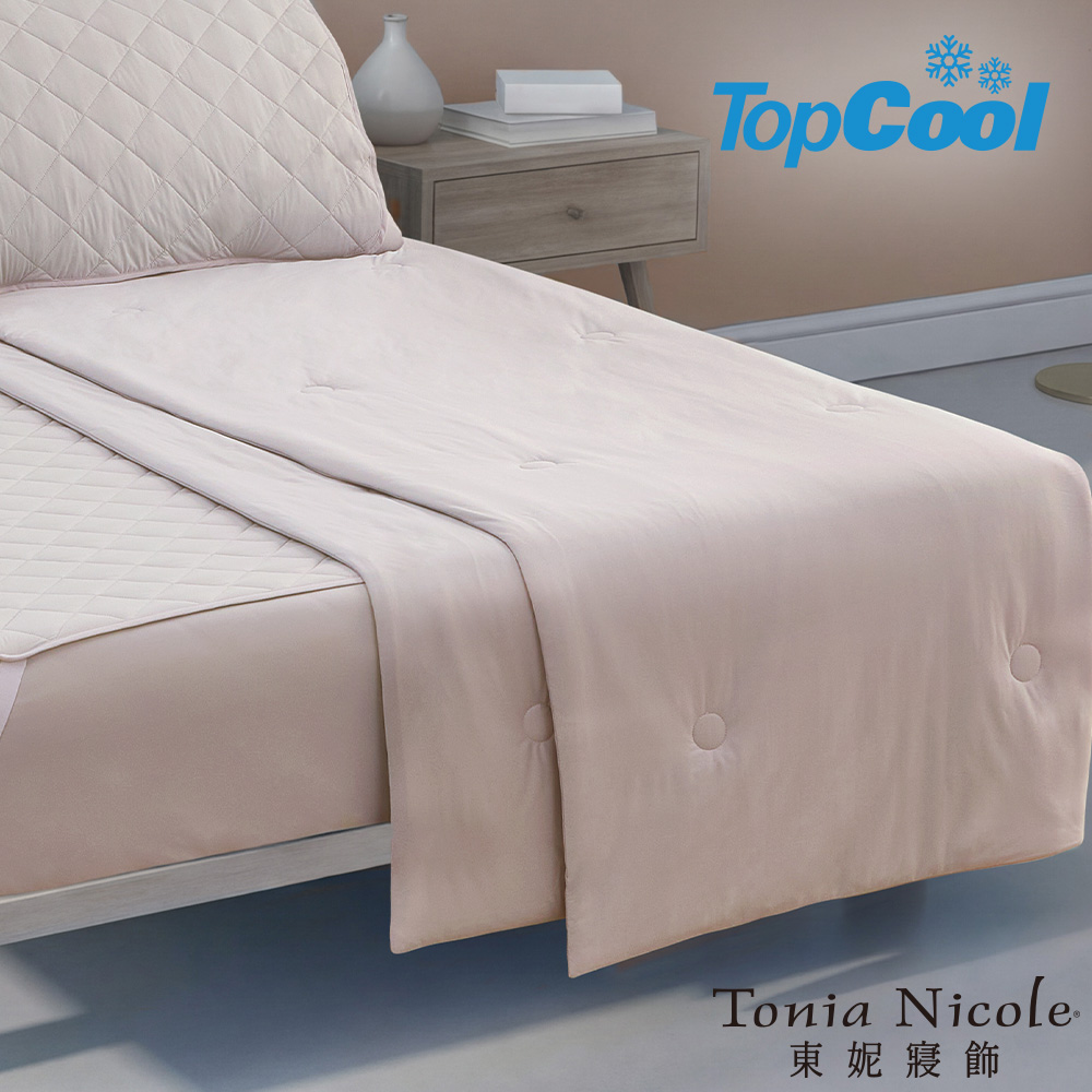 【Tonia Nicole 東妮寢飾】TopCool冰凍銀抗菌涼感被-流沙棕(單人)