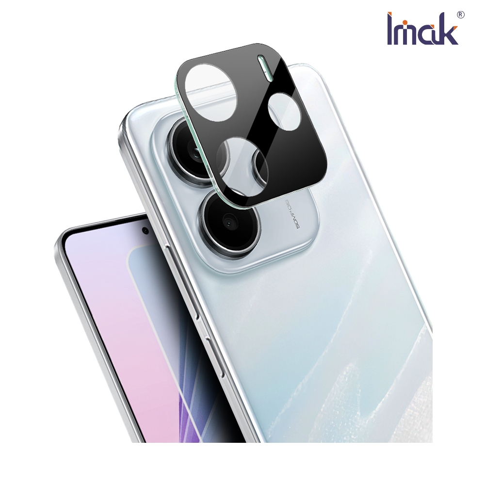 Imak 艾美克 Redmi 紅米 Note 14 5G 鏡頭玻璃貼(一體式)(曜黑版)