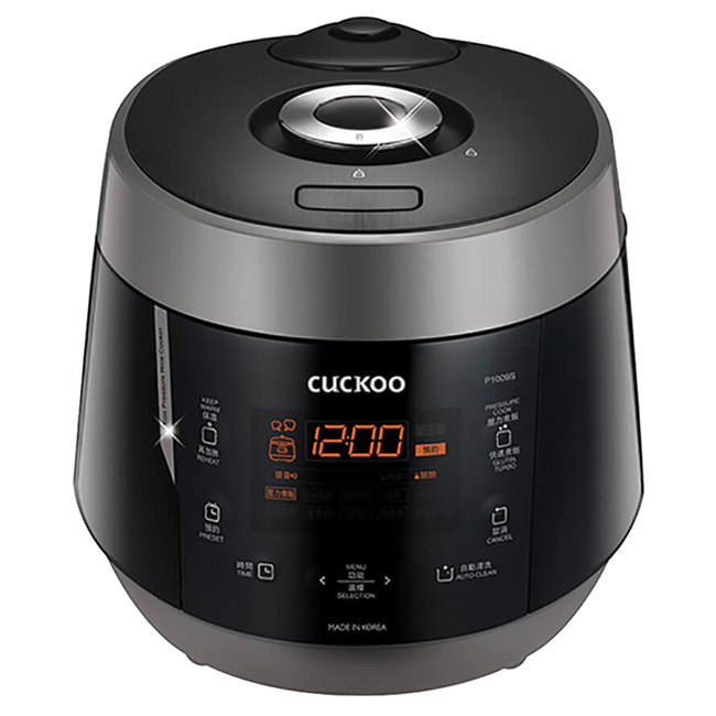 【韓國CUCKOO福庫】10人份真高氣壓智慧型電子鍋 CRP-P1009S-S