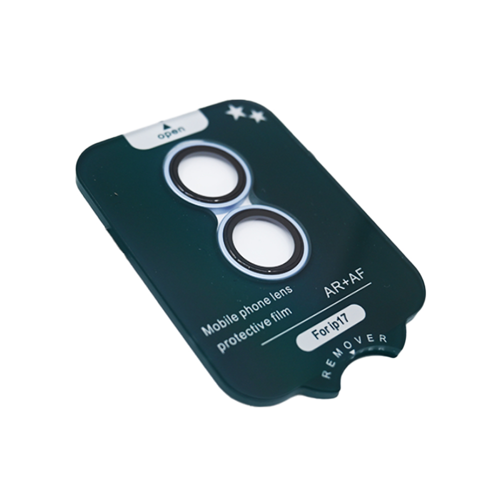 QinD Apple 蘋果 iPhone 17 鷹眼鏡頭保護貼(AR+AF)(霧藍色)