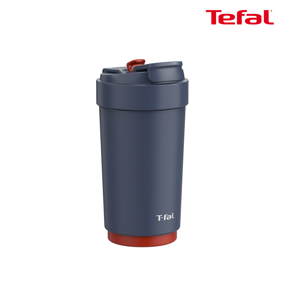 Tefal法國特福 小日子系列不鏽鋼咖啡杯450ml-冷萃藍