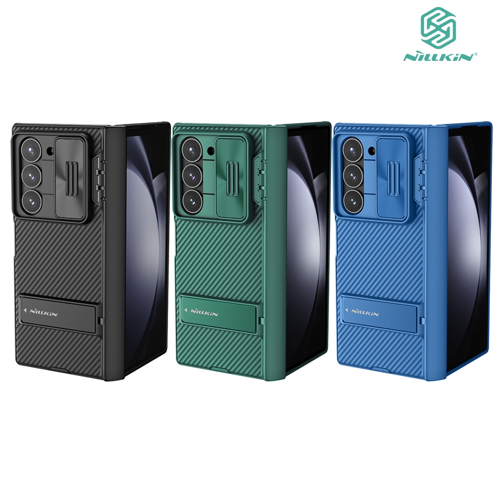 NILLKIN SAMSUNG Z Fold 6 5G 黑鏡 Fold 保護殼(深綠)