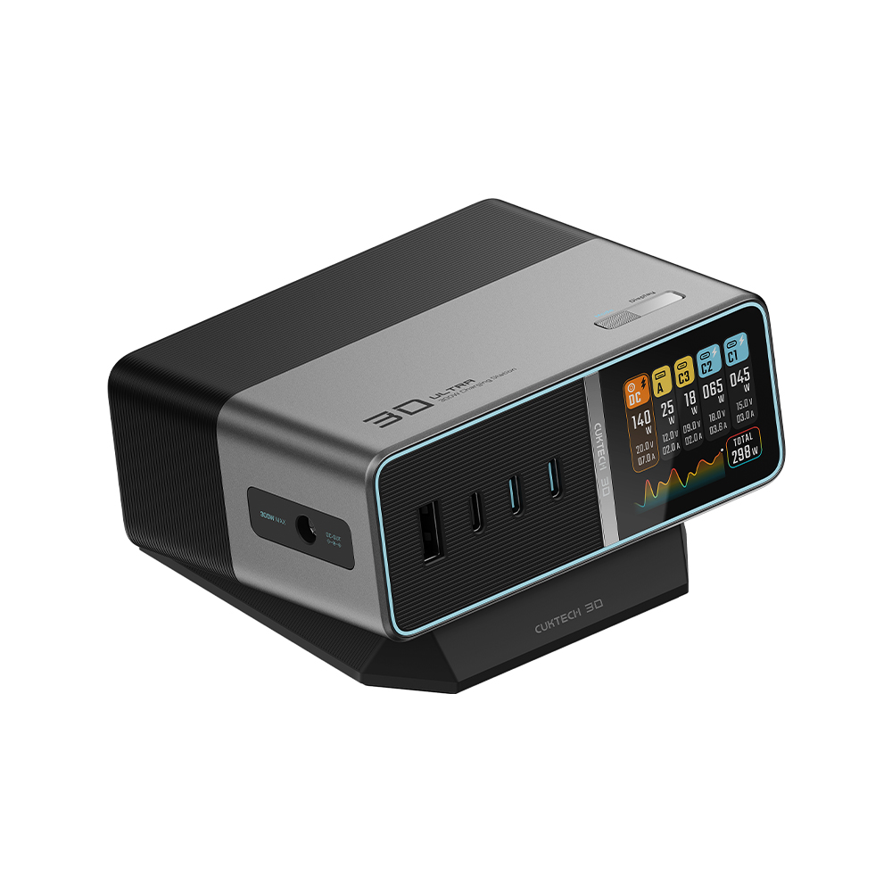 CUKTECH 酷態科 TA3005U 30號Ultra 300W 桌面充電器 銀色
