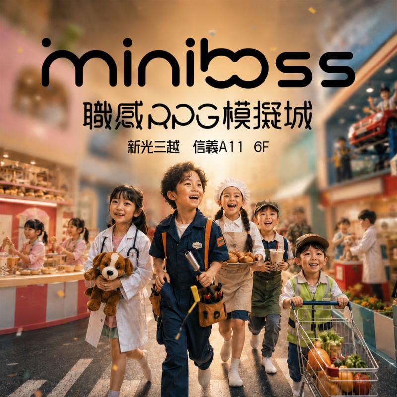 新光三越信義新天地【MINI BOSS 職感RPG模擬城】早鳥親子票MO26