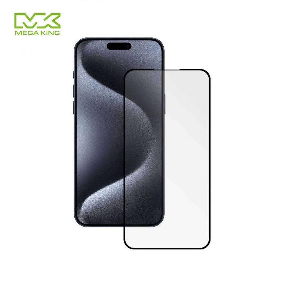 MEGA KING 磨砂滿版玻璃貼 iPhone15 Pro 6.1吋