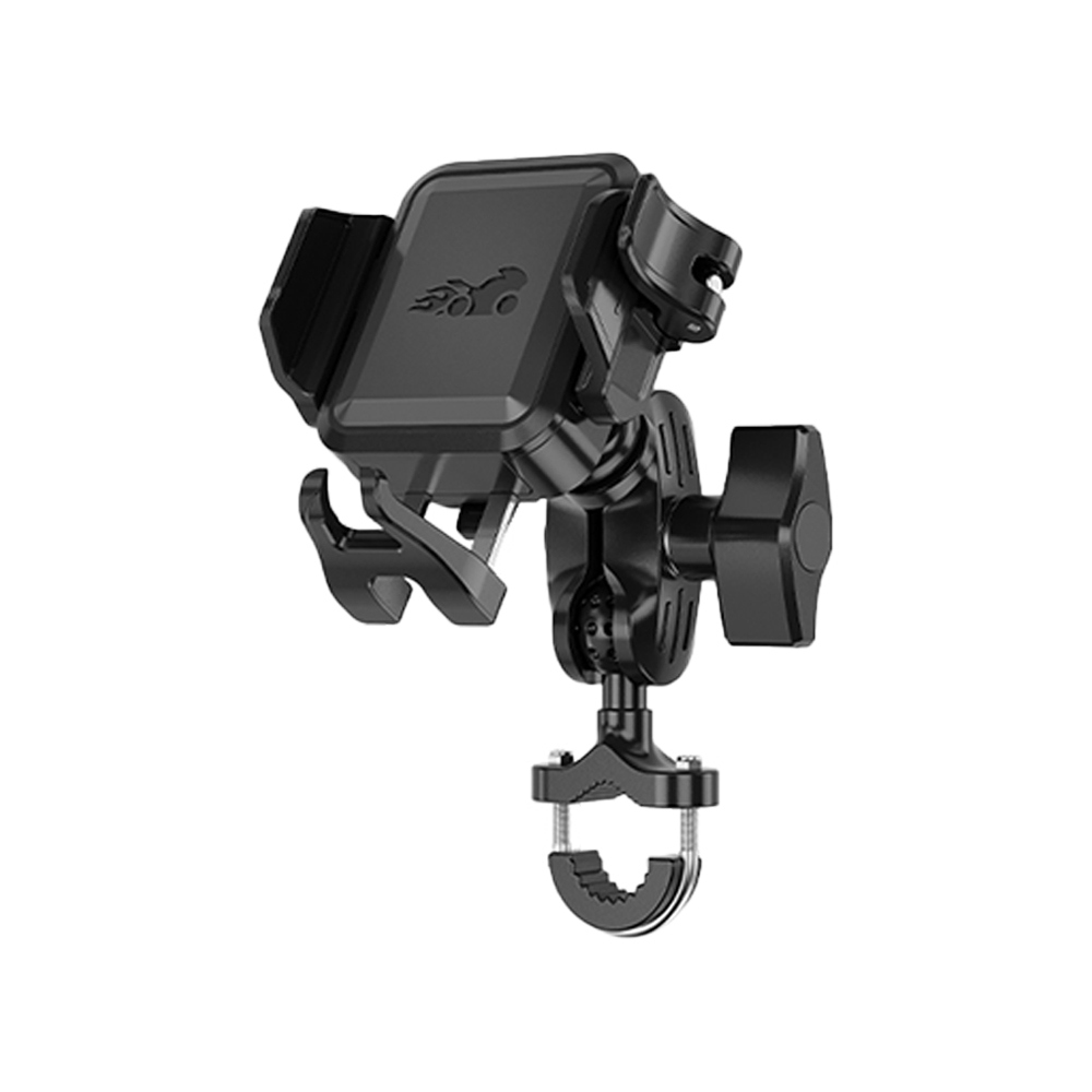 迷你機車減震快扣手機支架(U型車把款)