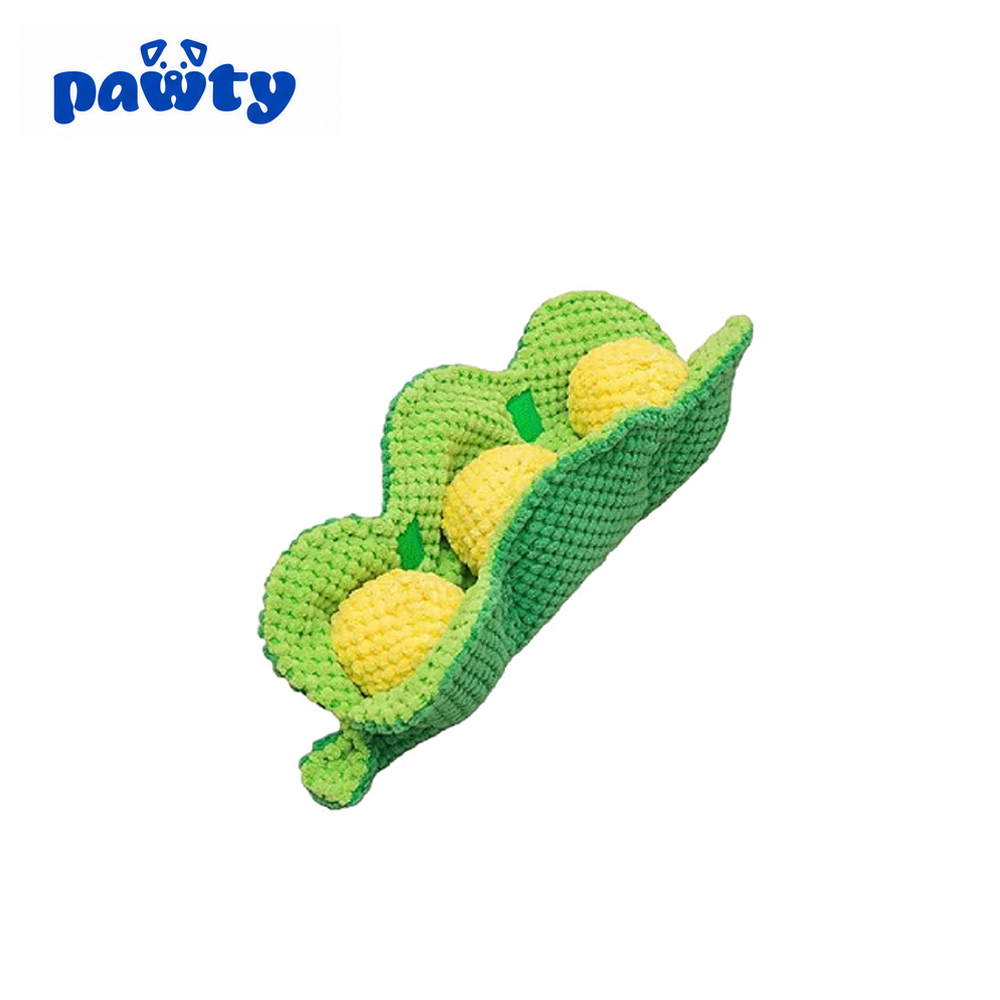 PAWTY Claws Awoof 發聲絨毛狗玩具(豌豆) PA2604